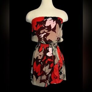 GUESS Women’s Multicolor Spring Summer Party Dress Mini ~ Sz XS